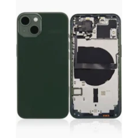 Back Glass, Rear Cover - Back Cover Housing iPhone 13 Green - Charging Connector + Without Battery (Original Disassembled) Grade