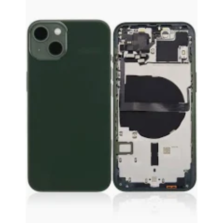 Back Glass, Rear Cover - Back Cover Housing iPhone 13 Green - Charging Connector + Without Battery (Original Disassembled) Grade
