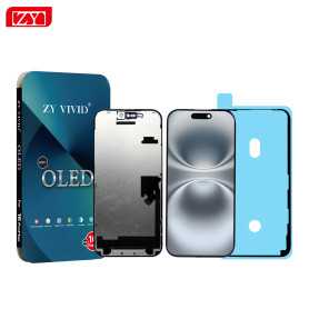 Display, Screen - Screen iPhone 16 Pro Max (Soft OLED) ZY - Support IC Change, wholesale price