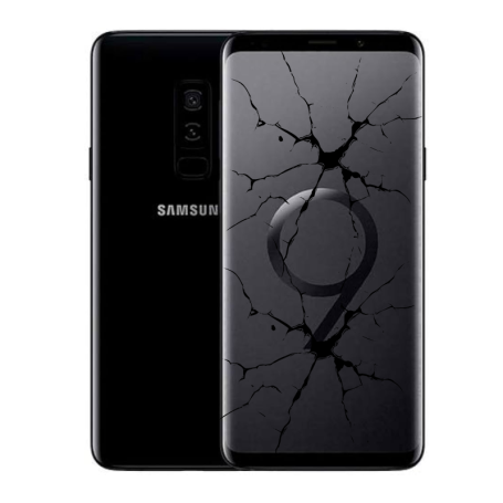 Smartphone Android, Téléphone mobile - Samsung Galaxy S9 Plus 64 Go - Noir (Ecran HS), prix de gros.