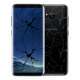 Smartphone, Mobile Device - Samsung Galaxy S8 64GB - Black (Screen + Back Glass Damaged), wholesale price
