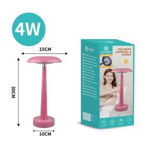 Lighting Fixture - Colorful LED Mushroom Lamp CIAOBOSI TX-39875 - Pink, wholesale price