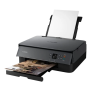 Printer, Copier - Canon PIXMA TS5350S Black Printer - Used, with box and charging cable, wholesale price