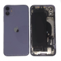 Coque, Carcasse, Structure - Châssis Complet iPhone 12 Violet - Connecteur de Charge + Sans Batterie (Origine Demonté) Grade B, 