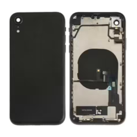 Coque, Structure - Châssis Complet iPhone XR Noir - Connecteur de Charge Sans Batterie (Origine Demonté) - Grade AB, prix de gro