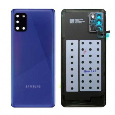 Dos, Couvercle - Vitre arrière Samsung Galaxy A31 (A315F) Bleu (Original Démonté) - Grade A, prix de gros.