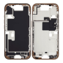 Rear Cover - copy of iPhone 16 Pro Rear Chassis without Rear Glass without Battery Titanium Sand (Original Disassembled) Grade A