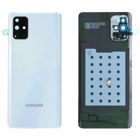 Vitre arrière, Dos - Vitre arrière Samsung Galaxy A71 (A715F) Blanc (Service Pack) - GH82-22112B, prix de gros.