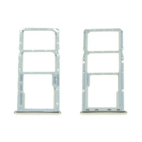 Adaptateur, Porte-carte - Tiroir SIM Samsung Galaxy A71 4G (A715) Argent, prix de gros.