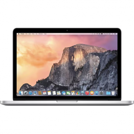 Laptop, Notebook - MacBook Pro 15" A1398 2013 - 16 GB / 512 GB SSD - Core i7 2.7GHz - Silver - AZERTY - Grade AB without charger