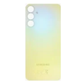 Vitre arrière, Dos - Vitre Arrière Samsung Galaxy Sans Contour lentille Jaune A15 5G (A156B) (Original Démonté) - Grade B, prix 