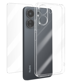 Étui, Housse - Coque de Protection renforcée en silicone pour Redmi A - Transparent, prix de gros.