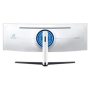 Monitor, Display - Curved Gaming Screen Samsung Neo G9 LS49AG950NUXEN 49 DWQHD - 5120 x 1440 / 240 Hz - White - Used with Charge