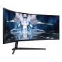 Monitor, Display - Curved Gaming Screen Samsung Neo G9 LS49AG950NUXEN 49 DWQHD - 5120 x 1440 / 240 Hz - White - Used with Charge