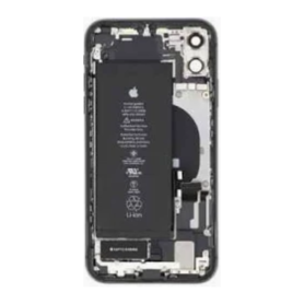 Housing, Frame - iPhone 11 Black Complete Chassis - Without Charging Connector + Battery (Original Disassembled) - Broken, whole