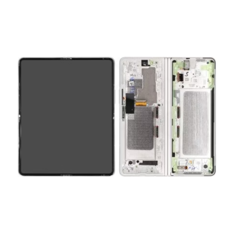 Écran, Display - Ecran Samsung Galaxy Z Fold 3 5G Blanc + Châssis (Original Reconditionné), prix de gros.