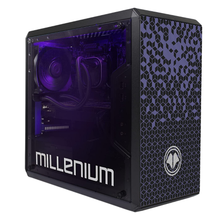 Gaming PC, Desktop - PC Gamer Millenium MM1 Mini Rammus - 16GB RAM/256GB SSD - 1TB HDD - Ryzen 5 3600 - RTX 3060 - Grade A with 