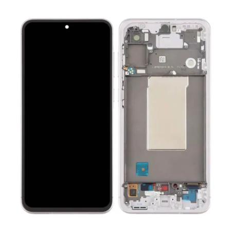 Screen, Display - Samsung Galaxy A56 5G (A566B) Screen + Pink Chassis (Service Pack) - GH82-36829D, wholesale price