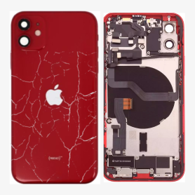 Apple Smartphone Parts - iPhone 12 Red Full Frame - Charging Connector Without Battery (Original Disassembled) - Broken, wholesa