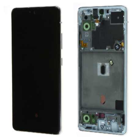 Écran, Display - Ecran Samsung Galaxy A51 5G (A516) Blanc + Châssis (Original Reconditionné), prix de gros.