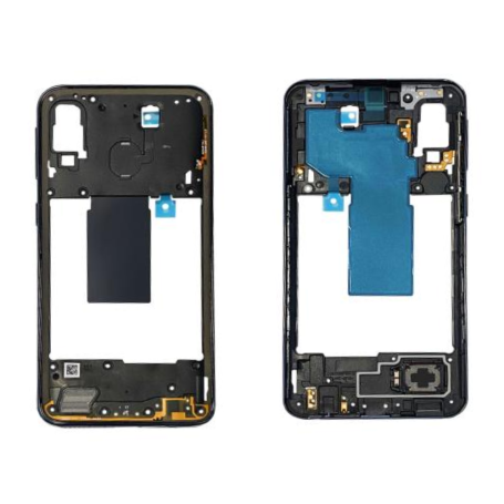 Central Frame, Midframe - Galaxy A40 (A405F) Central Chassis Black (Service Pack) - GH97-22974A, wholesale price