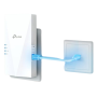 Extender, Booster - Wi-Fi 6 AX3000 Repeater - Dual-band Wi-Fi, Gigabit Ethernet port, Tether app control TP-Link RE700X - White,