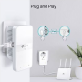 Wi-Fi Extender, Booster - Kit Amplificateur Répéteur Wi-Fi CPL AV1000 avec prise gigogne TP-Link TL-WPA7617 KIT - Blanc, prix de