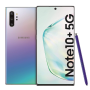 Smartphone, Mobile Phone - Samsung Galaxy Note 10 Plus 5G 512GB - Silver (Screen, Power Button, and Back Glass Cracked), wholesa