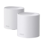 Networking Devices - Mesh Wi-Fi 6 Routers Dual-Band, Ultra-Fast Speed, WPA3 Security TP-Link AX1500 Deco X10 - White (2-Pack), w