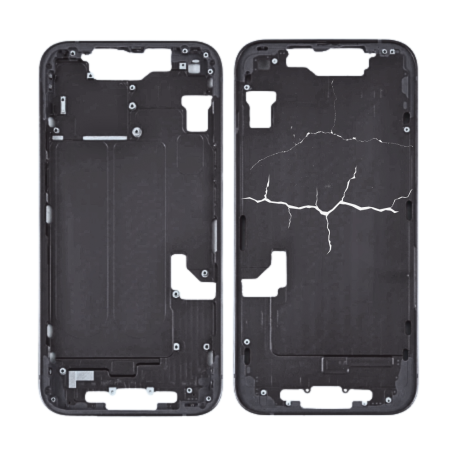 Housing, Frame - Chassis Empty iPhone 14 Black (Origin Disassembled) - Broken, wholesale price