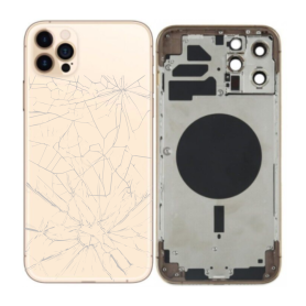 Back Cover - Chassis Empty iPhone 11 Pro Max Gold (Origin Disassembled) - Broken, wholesale price