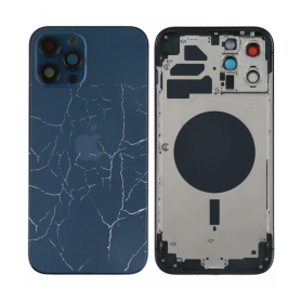 Phone Frame, Housing - Empty iPhone 12 Pro Blue Chassis (Original Disassembled) - Broken, wholesale price