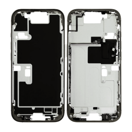 Coque, Cadre - Châssis Vide iPhone 16 Pro Max Titane Noir (Original Demonté) - Grade B, prix de gros.
