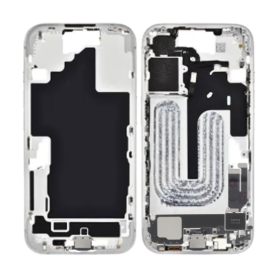 Replacement Frame - IPhone 16E Chassis without Rear Glass without Battery White (Original Disassembled) Grade AB, wholesale pric