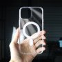 Coque transparente avec MagSafe pour iPhone 12 / mini Pro Max