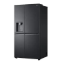 Fridge, Refrigerator - LG GSJV90MCAE Black American-Style Refrigerator - Used, wholesale price