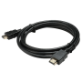 Cable HDMI, Connecteur Vidéo - Câble HDMI 2.0b Haute Vitesse avec Ethernet - 4K Ultra HD / Grande Vitesse 18 Gbps - 1.8m - Super