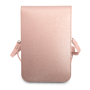 Handbag, Pouch - Saffiano Triangle Mobile Phone Pouch Guess GUWBSATMPI – Pink, wholesale price
