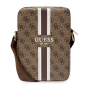 Crossbody Bag, Satchel - Guess Stripes GUTB8P4RPSW 4G Tablet Crossbody Bag – 8" Brown, wholesale price