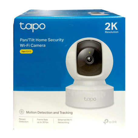 Caméra, Caméra IP - Caméra de surveillance panoramique/Inclinable Wi-Fi 2K TP-Link Tapo C212 - Blanc, prix de gros.