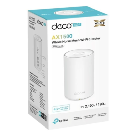 Routeurs, Répéteurs - Routeurs Wi-Fi 6 Mesh Système AX1500 bi-bande, Vitesse Ultra-Rapide, Sécurité WPA3 TP-Link Deco X10 - Blan