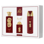 Fragrance, Perfume - Lattafa Pride Ansaam Gold 3-piece gift set: 100ml Eau de Parfum + 20ml Eau de Parfum + 200ml Deodorant, who