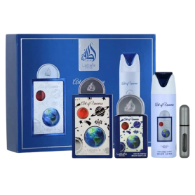 Fragrance Set - Lattafa Pride Art Of Universe 3-Piece Gift Set: 100ml Eau de Parfum + 20ml Eau de Parfum + 200ml Deodorant, whol