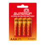 Batteries, Accus - Piles Alcalines Micro AAA/LR03 4 Pcs - Superior Electronics SUPBA001, prix de gros.