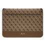 Laptop Sleeve, Computer Case - Guess 4G Stripe Metal Logo Computer Sleeve GUCS14PS4SGW - 14" Brown, wholesale price