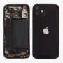 Back Glass - Back Cover Housing iPhone 12 Black - Charging Connector with Battery (Original Disassembled) Grade B, wholesale pri