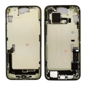 Smartphone Frame - iPhone 15 Plus Yellow Chassis without Rear Glass without Battery (Original Disassembled) Grade A, wholesale p