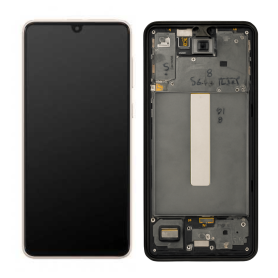 Écran, Display - Ecran Samsung Galaxy A33 5G (A336B) Noir + Châssis (Original Reconditionné), prix de gros.
