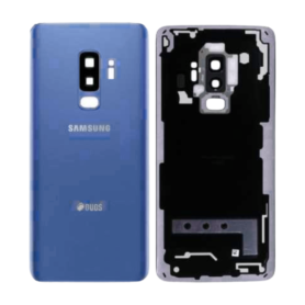 Vitre arrière Samsung Galaxy S9 Plus (G965F) Corail Bleu (Sans Logo)