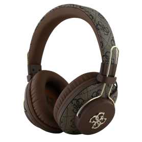 Casque, Écouteurs, Audio - Casque sans Fil Bluetooth ENC avec Logo Métal Guess GUBHS72P4FC4MW - Marron, prix de gros.